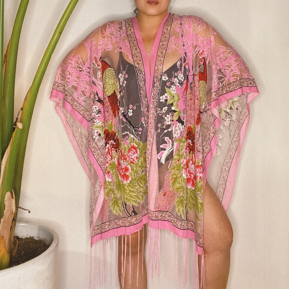 Vintage Fringe Coverup